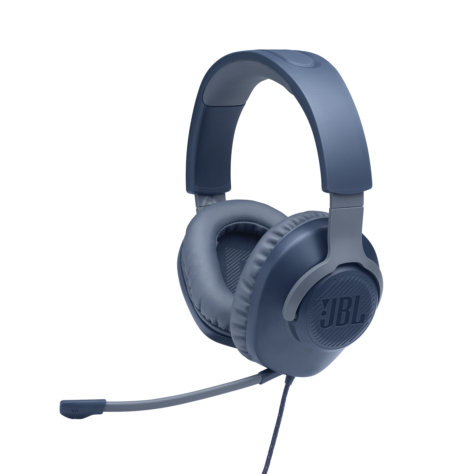 JBL Quantum 100 Wired overear gaming headset with a detachable mic
